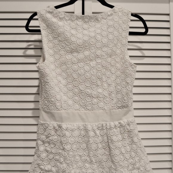 Diane Von Furstenberg Tavita Cosmic Lace Peplum Top Size 8 | Size 8 - Picture 4 of 7